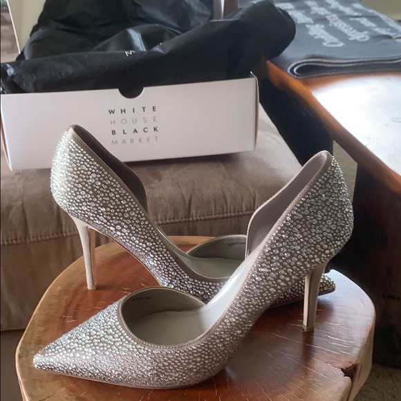 WHBM Rhinestone Pumps - Picture 5 of 5